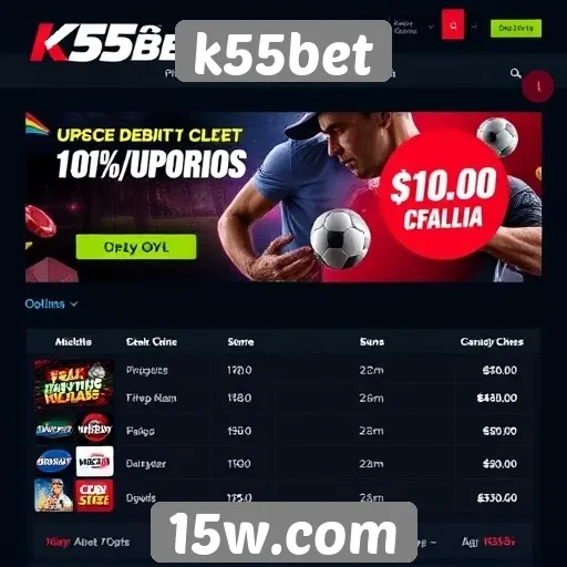 Ofertas e promoções mais recentes do k55bet